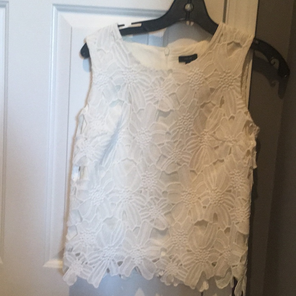 White lace top